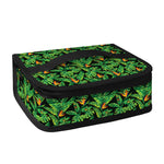 Bird Of Paradise And Palm Leaves Print Small Lunch Bag
