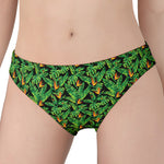 Bird Of Paradise And Palm Leaves Print Women's Panties