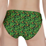 Bird Of Paradise And Palm Leaves Print Women's Panties