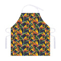 Bird Of Paradise Flower Pattern Print Adjustable Apron