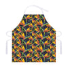 Bird Of Paradise Flower Pattern Print Adjustable Apron