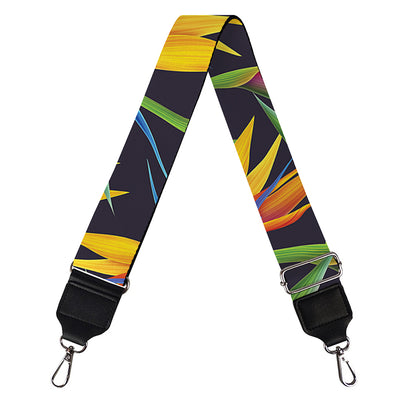 Bird Of Paradise Flower Pattern Print Bag Strap