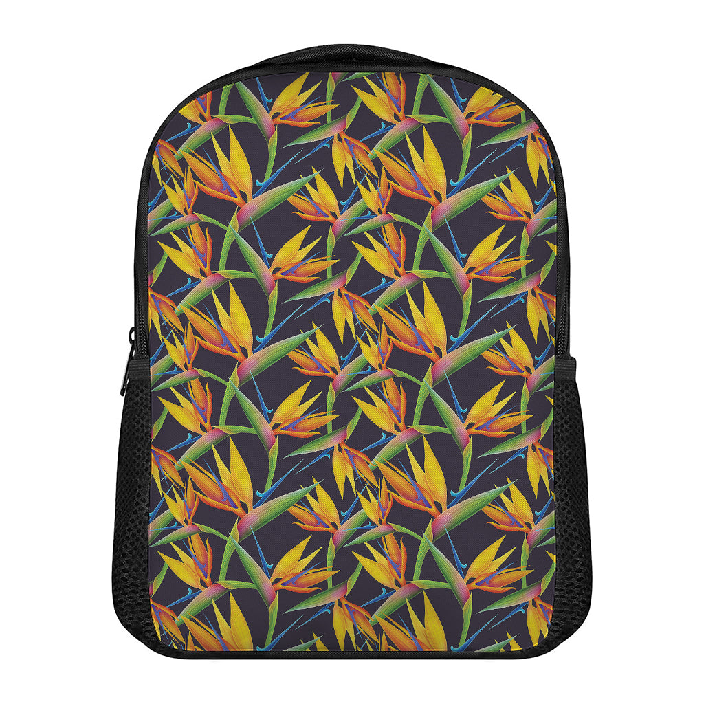 Bird Of Paradise Flower Pattern Print Casual Backpack