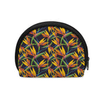 Bird Of Paradise Flower Pattern Print Coin Purse
