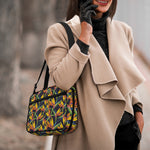 Bird Of Paradise Flower Pattern Print Double Strap Bible Bag