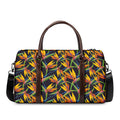 Bird Of Paradise Flower Pattern Print Duffel Bag