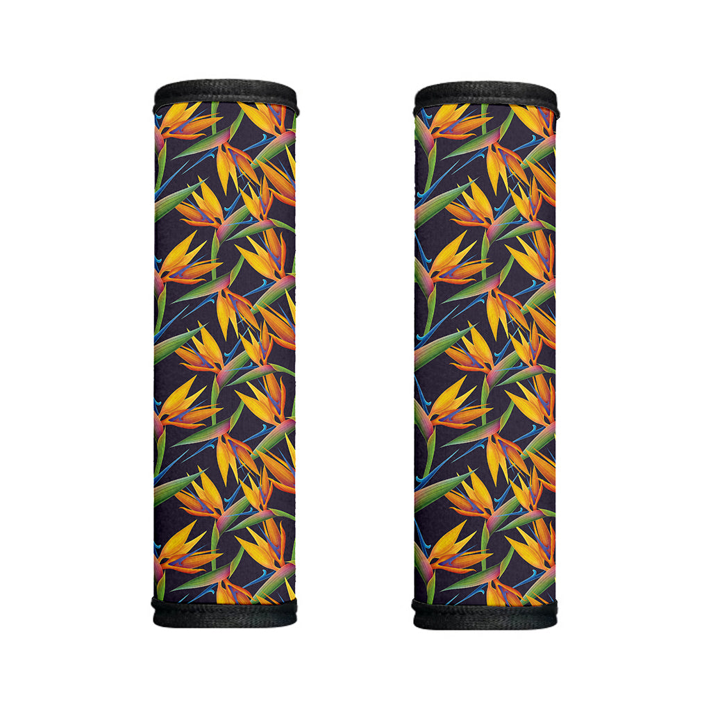 Bird Of Paradise Flower Pattern Print Handle Covers