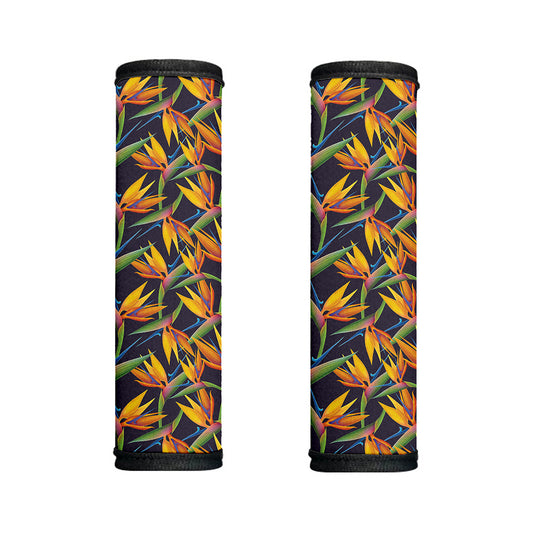 Bird Of Paradise Flower Pattern Print Handle Covers
