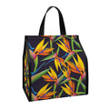 Bird Of Paradise Flower Pattern Print Insulated Lunch Tote