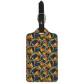 Bird Of Paradise Flower Pattern Print Luggage Tag