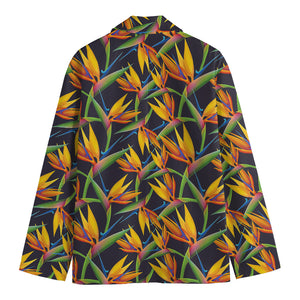 Bird Of Paradise Flower Pattern Print Men's Blazer