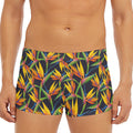 Bird Of Paradise Flower Pattern Print Men's Short Boxer Briefs