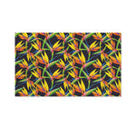 Bird Of Paradise Flower Pattern Print Polyester Flag