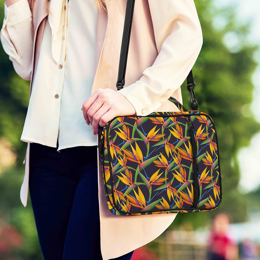Bird Of Paradise Flower Pattern Print Shoulder Strap Bible Bag