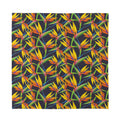 Bird Of Paradise Flower Pattern Print Silk Bandana