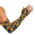Bird Of Paradise Flower Pattern Print Sun Protection Arm Sleeves