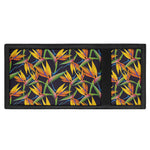 Bird Of Paradise Flower Pattern Print Trifold Wallet