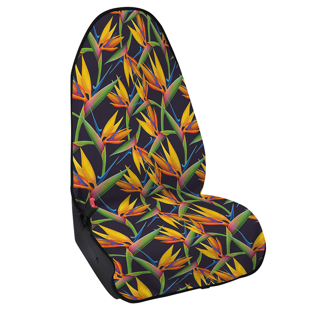 Bird Of Paradise Flower Pattern Print Waterproof Car Seat Cover