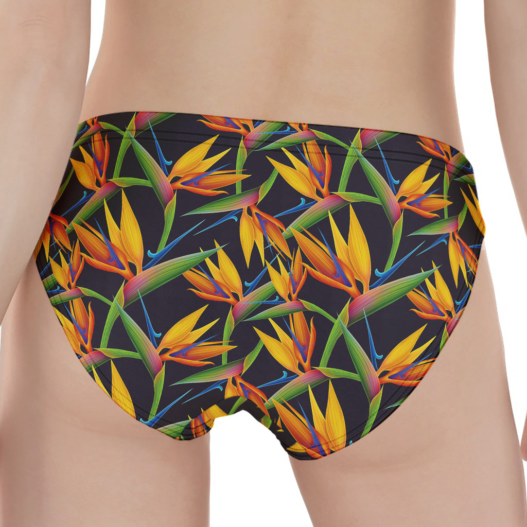 Bird Of Paradise Flower Pattern Print Women's Panties