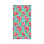 Bird Pink Floral Flower Pattern Print Baby Crib Sheet