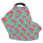 Bird Pink Floral Flower Pattern Print Baby Seat Cover