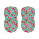 Bird Pink Floral Flower Pattern Print Bar Stool Covers