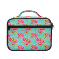 Bird Pink Floral Flower Pattern Print Briefcase Bible Bag