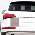 Bird Pink Floral Flower Pattern Print Car Sticker