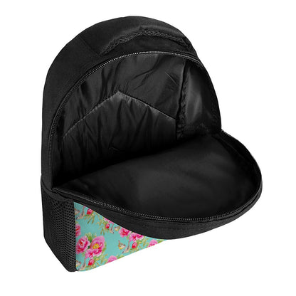 Bird Pink Floral Flower Pattern Print Casual Backpack
