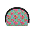 Bird Pink Floral Flower Pattern Print Coin Purse