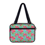 Bird Pink Floral Flower Pattern Print Double Strap Bible Bag