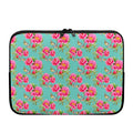Bird Pink Floral Flower Pattern Print Laptop Sleeve