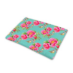 Bird Pink Floral Flower Pattern Print Pet Cooling Mat Cover