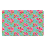Bird Pink Floral Flower Pattern Print Polyester Doormat