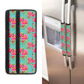 Bird Pink Floral Flower Pattern Print Refrigerator Handle Covers