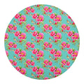 Bird Pink Floral Flower Pattern Print Round Blanket