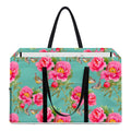 Bird Pink Floral Flower Pattern Print Utility Tote Bag