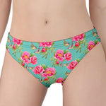 Bird Pink Floral Flower Pattern Print Women's Panties