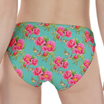 Bird Pink Floral Flower Pattern Print Women's Panties