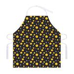 Bitcoin And Ethereum Pattern Print Adjustable Apron