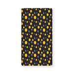 Bitcoin And Ethereum Pattern Print Baby Crib Sheet