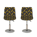 Bitcoin And Ethereum Pattern Print Bar Stool Covers