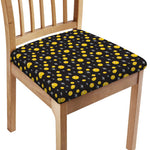 Bitcoin And Ethereum Pattern Print Chair Cushion Cover