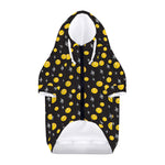 Bitcoin And Ethereum Pattern Print Dog Zip Up Hoodie