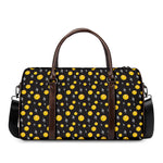 Bitcoin And Ethereum Pattern Print Duffle Bag