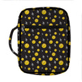 Bitcoin And Ethereum Pattern Print Front Pocket Bible Bag