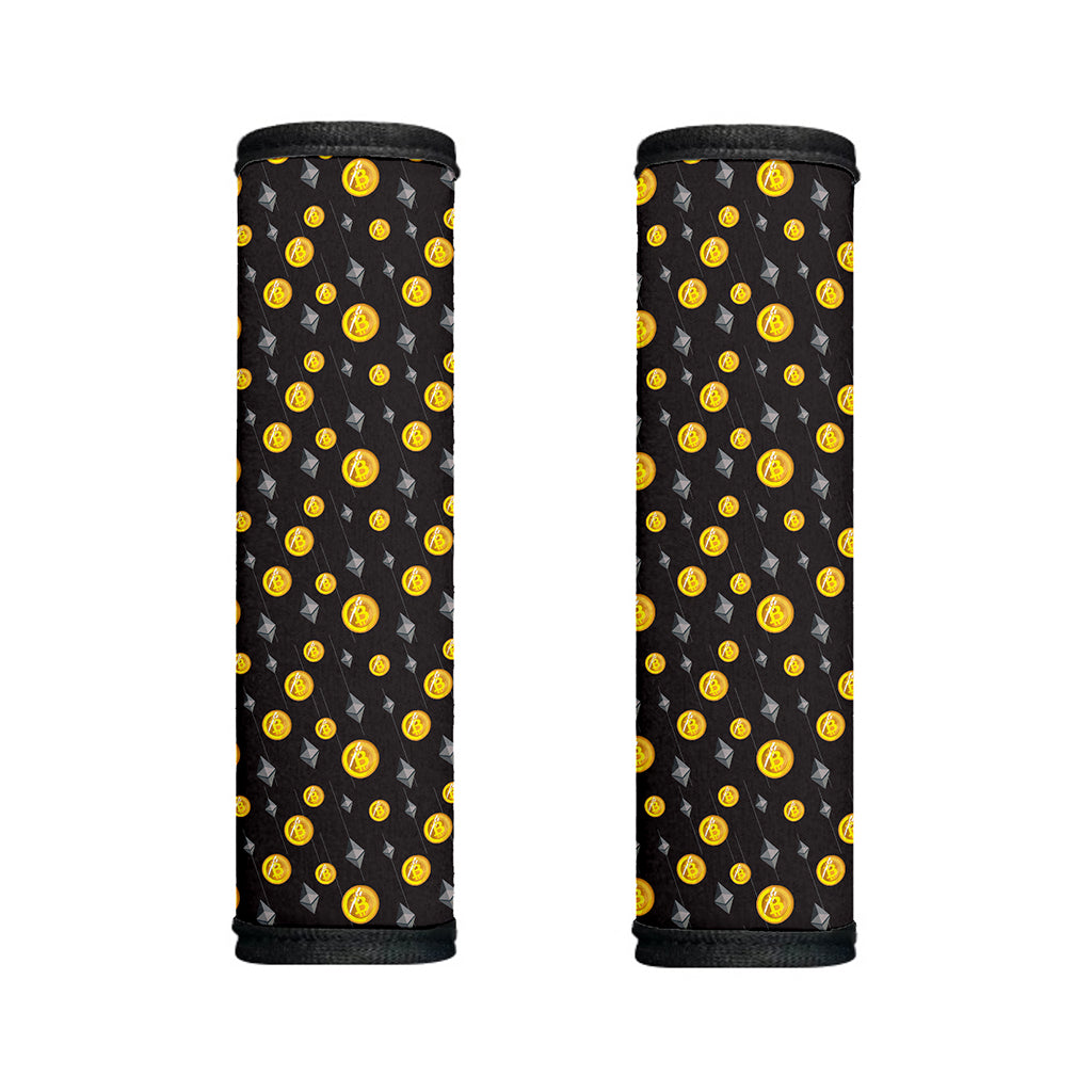 Bitcoin And Ethereum Pattern Print Handle Covers