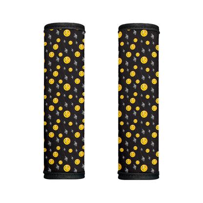 Bitcoin And Ethereum Pattern Print Handle Covers