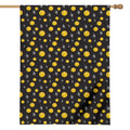 Bitcoin And Ethereum Pattern Print House Flag