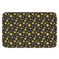 Bitcoin And Ethereum Pattern Print Indoor Door Mat